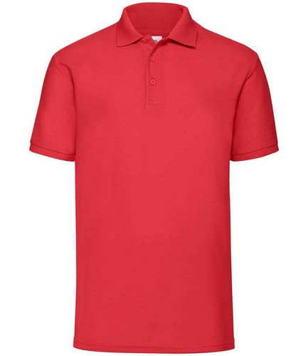 Fruit of the Loom Mens Womens Polo Shirt Plain Unisex Casual Work Wear Top 63402 - Picture 44 of 48