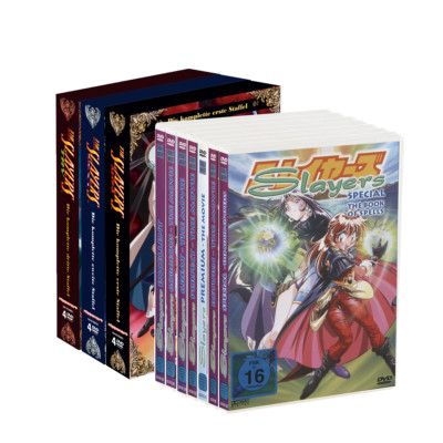 Slayers Mega-Bundle (alle 3 Staffeln: Slayers, Slayers Next, Slayers Try + alle