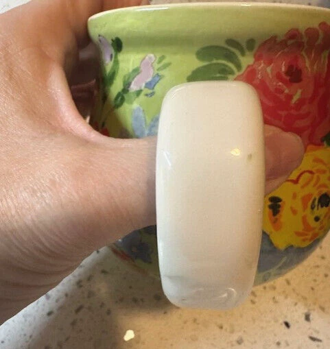 Taza de gres floral de prado de jardín verde pioneer para mujer RARA Foto 4 de 4