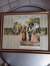 Tableau Almanach Des Postes 1908 Vintage