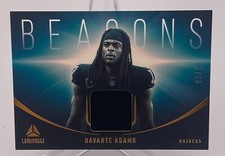 Raiders Davante Adams 2024 Panini Luminance No.BEA-DAS #09/50 Relic Single Card