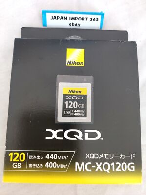 Nikon MC-XQ120G Black XQD Memory Card 120GB | eBay