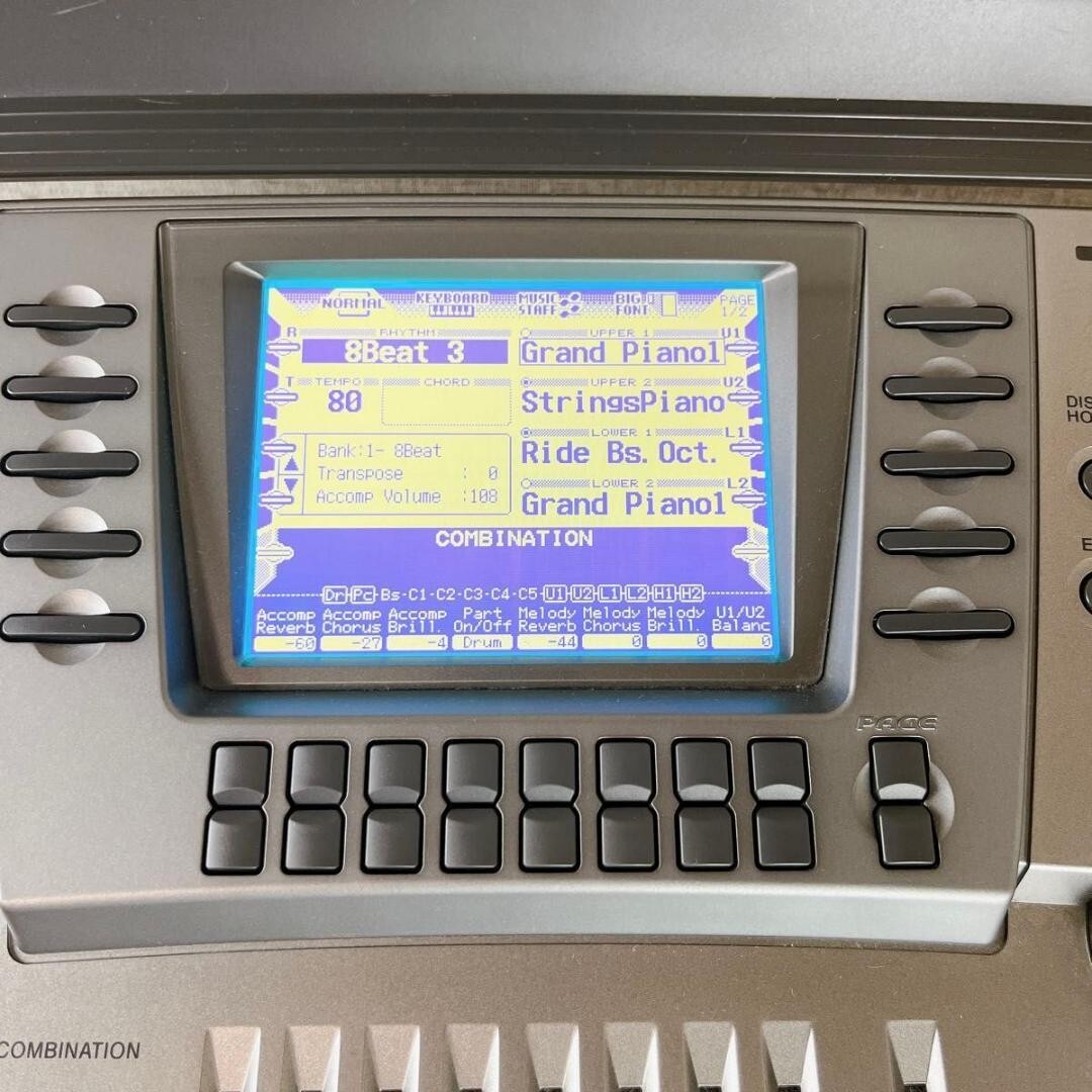 CASIO Synthesizer MZ-2000 with original stand, 2000 CASIO Synthesizer MZ-2000 with original stand, 2000
