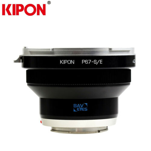 Kipon Adapter Focal Reducer Speedbooster for Pentax 67 P67 Lens to for Sony E - Afbeelding 1 van 5