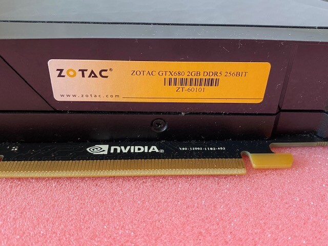 Zotac NVIDIA GeForce GTX 680 2GB GDDR5 256-bit ZT-60101 Graphics