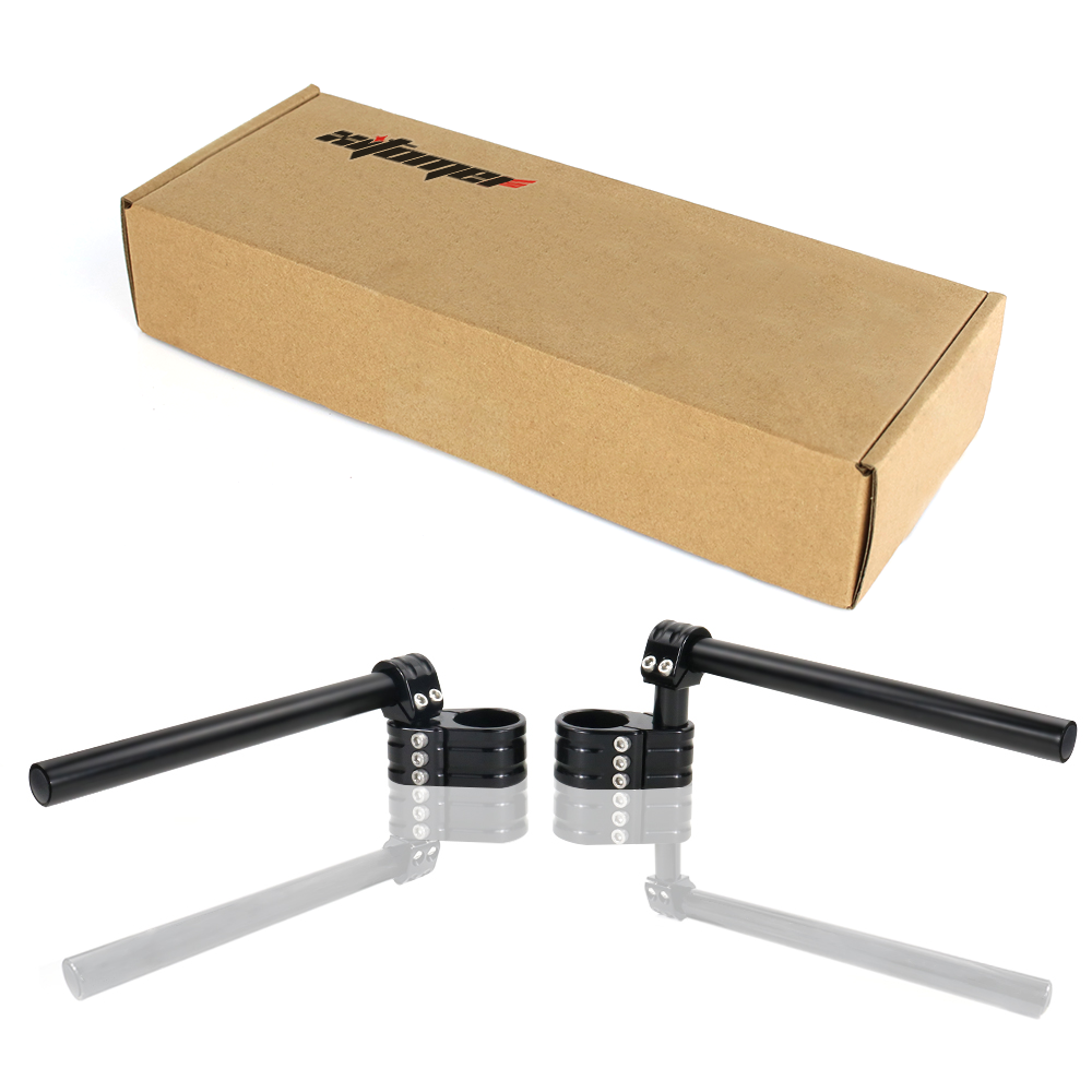 Adjustable Clip-On Handlebar Fit For Kawasaki ZX6R 03-08 13 Adjustable Clip-On Handlebar Fit For Kawasaki ZX6R 03-08 13