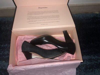Escarpins Repetto Bi-Matière Noir - Pointure 37 (4UK / 5.5US), Comme Neufs
