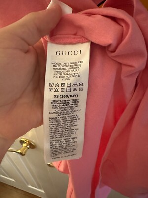 GUCCI x Disney Cotton T-shirt Pink Mickey Mouse - Size Men's XS