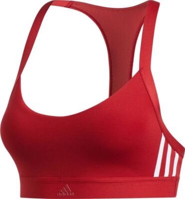 adidas Performance All Me 3S Sport BH Damen Rot Training, Jogging, Fitness