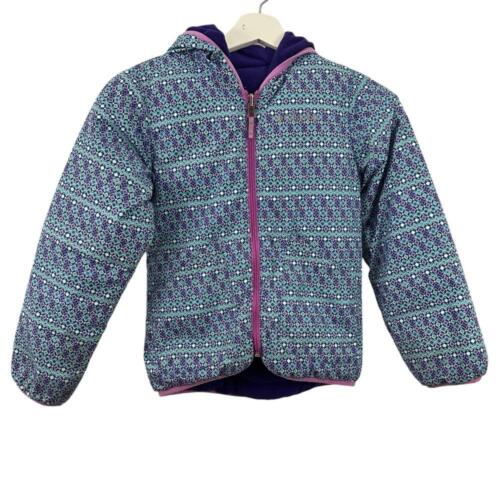 Columbia Youth Dual Front Zip Up Coat Purple Pink Size S