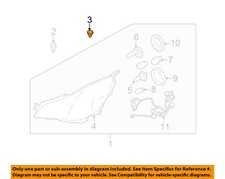 SUBARU OEM 98-23 Ascent Headlamp Components-Headlamp Assy Rivet 909130013