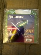 NEW 100 MB Fujifilm Zip Disk IBM formatted Factory Sealed Green