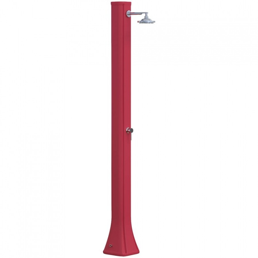 Doccia Solare Arkema Big Happy Five Serbatoio 40 Lt - Colore Rosso Senza Lavapie