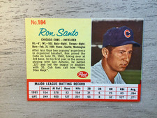 1962 Post Cereal Ron Santo #184 Cubs EX- NM