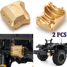 2PC Brass Front Rear Axle Diff Cover Heavy Weight For TRX-4 RC Crawler