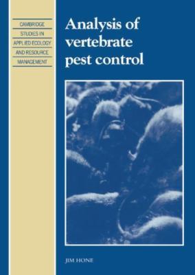 Analysis of Vertebrate Pest Control by Hone, Jim