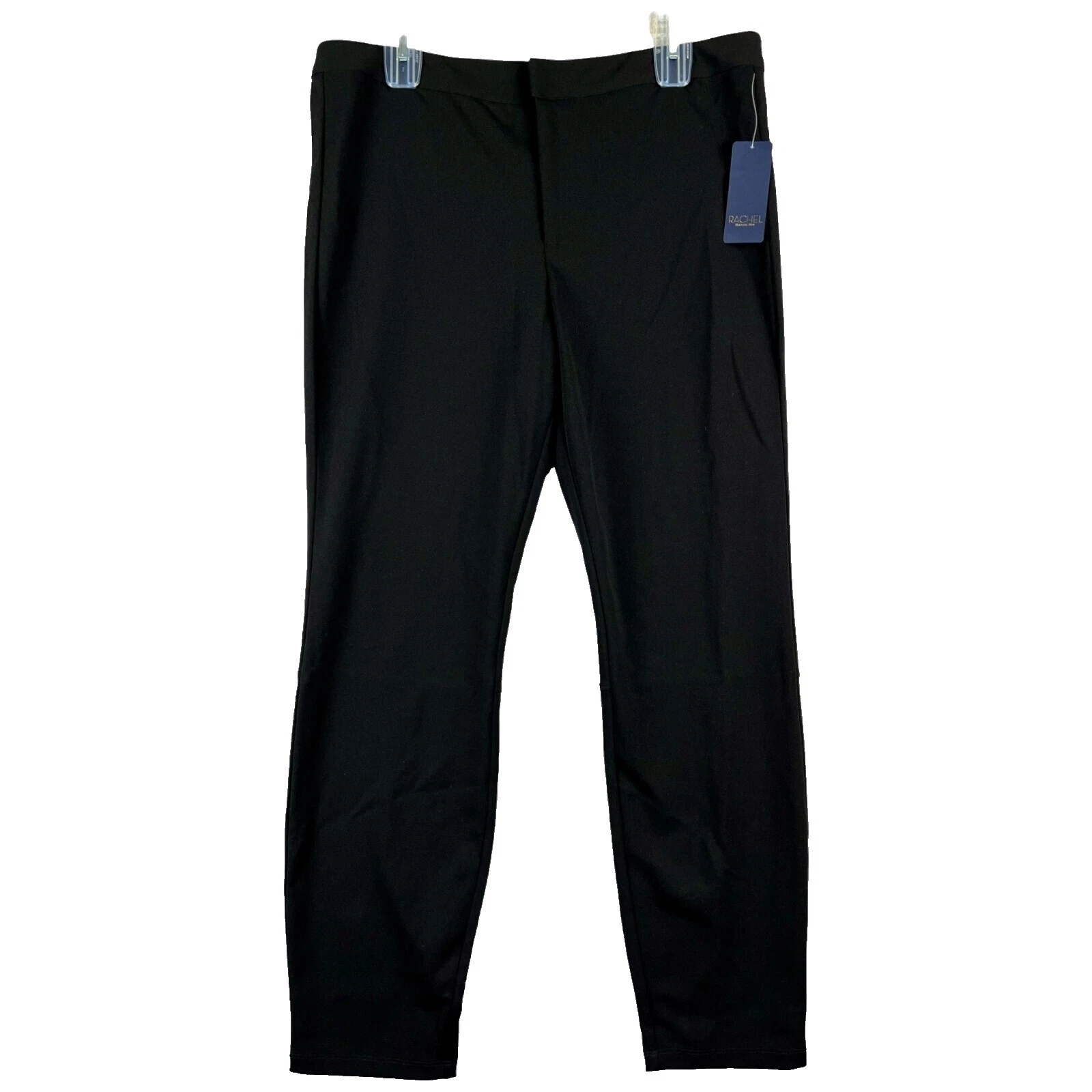 Rachel Roy Black Polyester Pants for Women