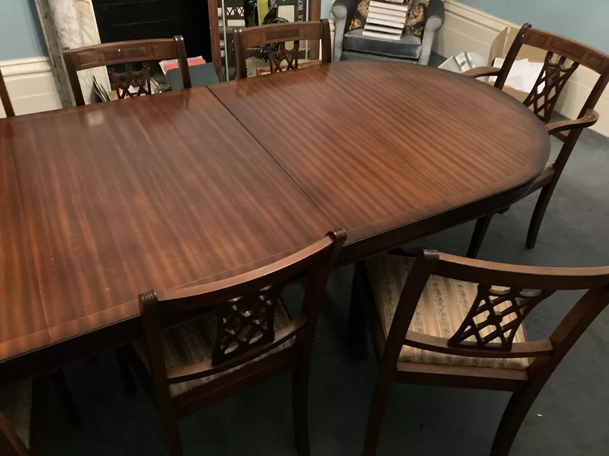 Ebay mahogany dining deals table