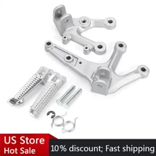 Front Footrest Foot Peg Pedal Mount Bracket Kit For YAMAHA MT03 MT-25 YZF R3/R25