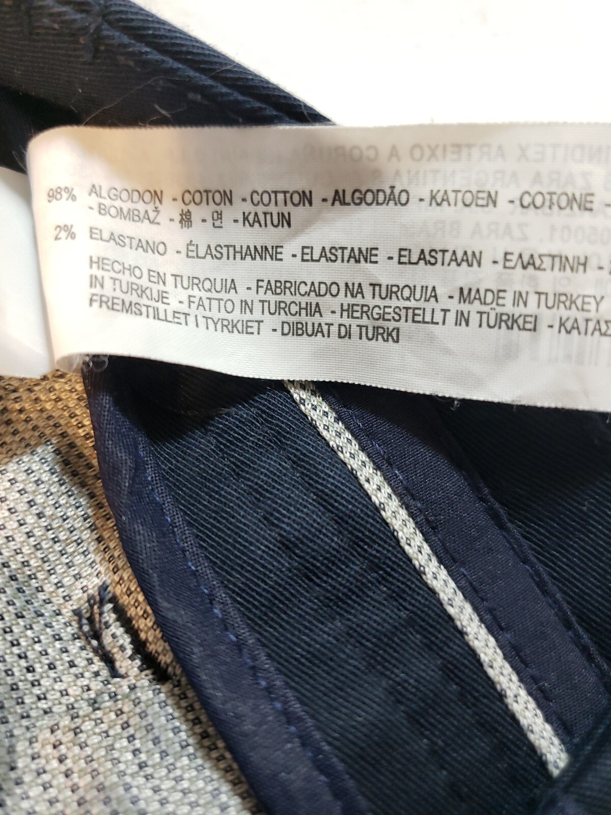 Zara Man Basic Flat Front Casual Pants Cotton str… - image 6