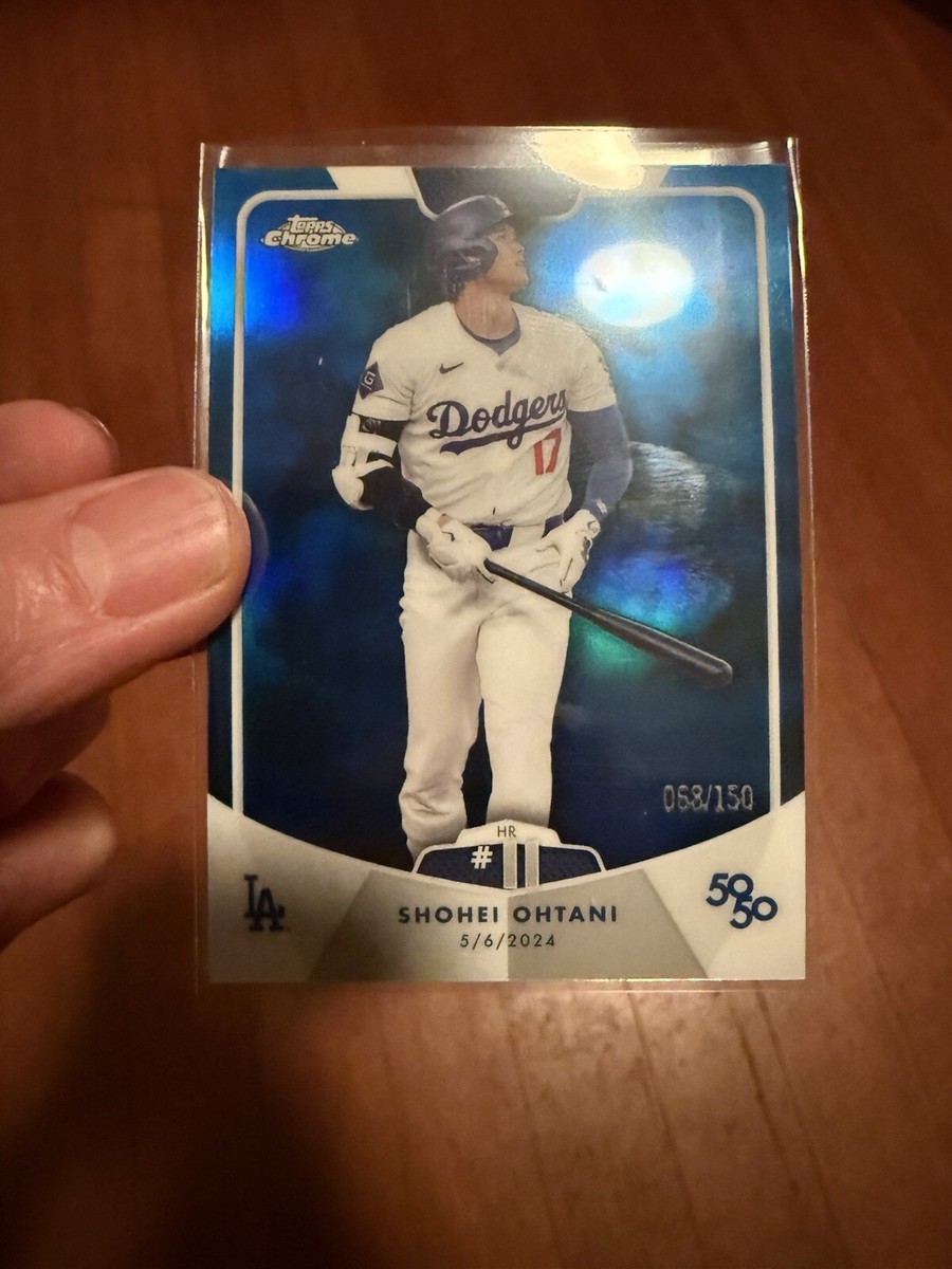 Topps Chrome Shohei Ohtani 50/50 HR #11 Blue Refractor /150 Card