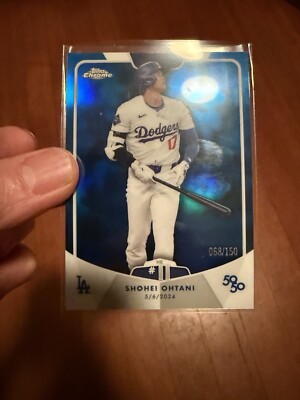 Topps Chrome Shohei Ohtani 50/50 HR #11 Blue Refractor /150 Card