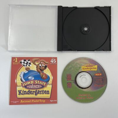 Jump Start Kindergarten CD-ROM Windows 95 98 3.1 Learn Computer Game - Disk 2