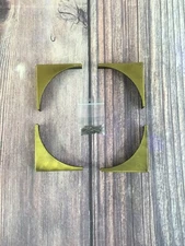 4 Pack Corner Protectors Rustic Metal Bronze Box Corners Decorative with Nails