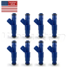 8Pcs Fuel Injectors For 1986-91 Ford LTD Marquis Lincoln Mark VII Town F87E D2B