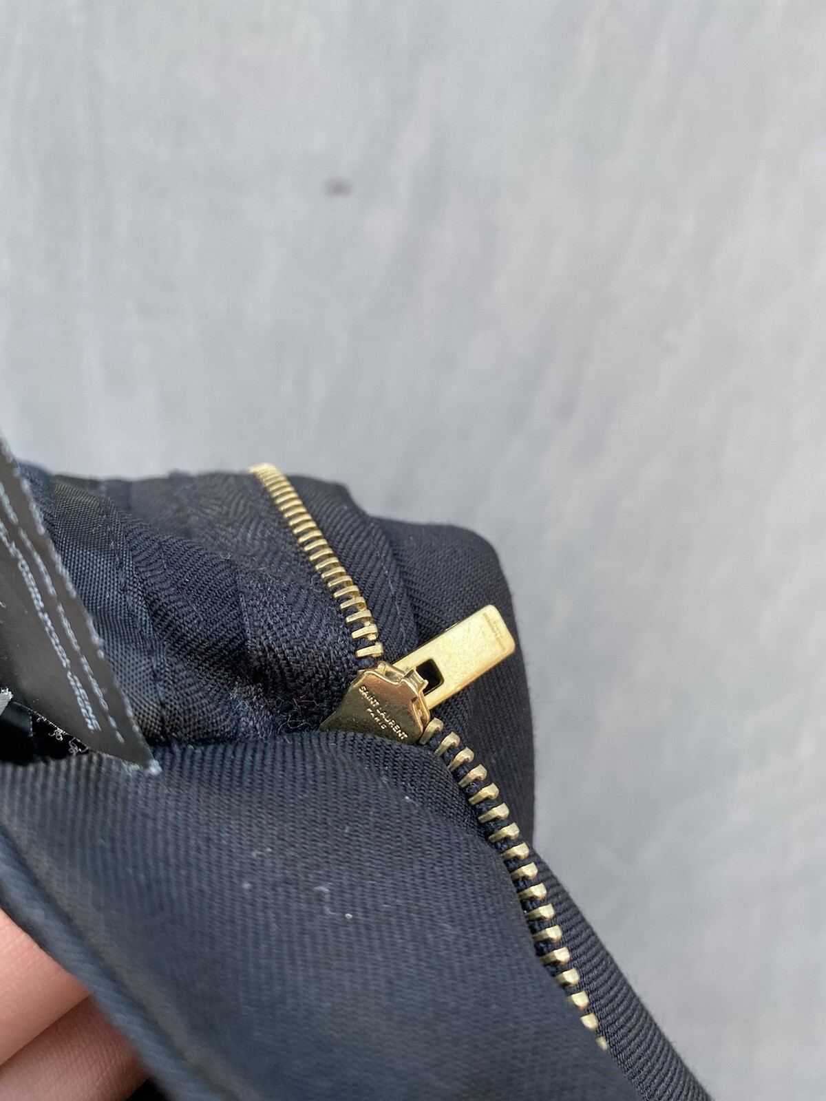 Pantaloni abito in lana nera Saint Laurent taglia 36 made in italy