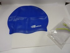 SWIM U.S. DIVERS SILICONE YOUTH CAP BLUE