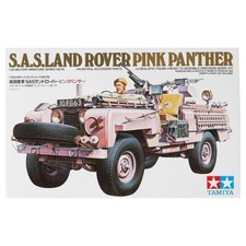 Tamiya 1/35 SAS British Pink Panther Military Miniature Series No. 76 Land Rover