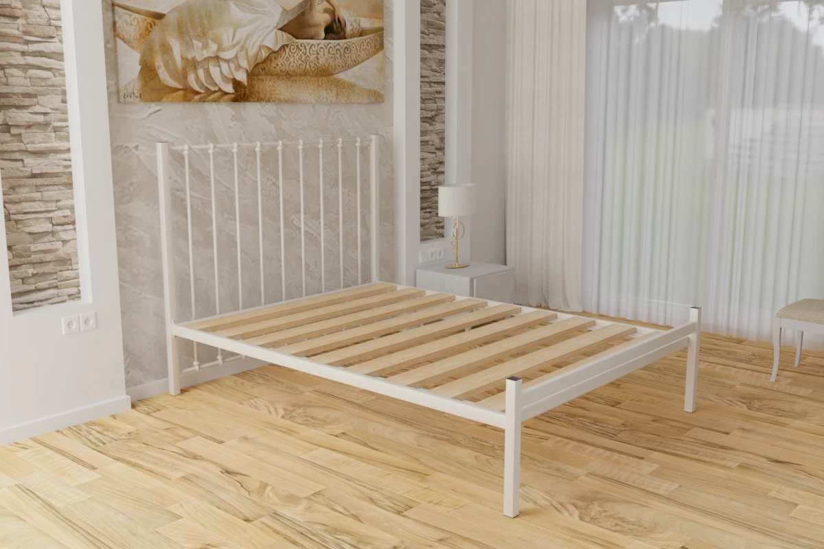 Reinforced metal on sale bed frame
