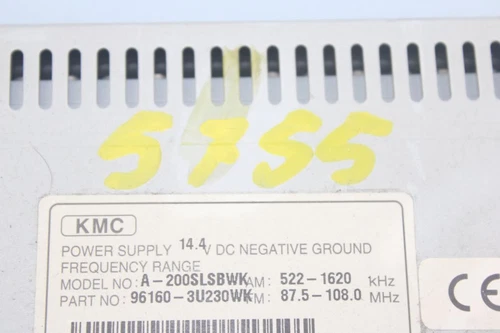 961603U230WK Sistema Audio/Radio Cd para KIA SPORTAGE (SL) Concept 4x2 1542148 - Imagen 3 de 10