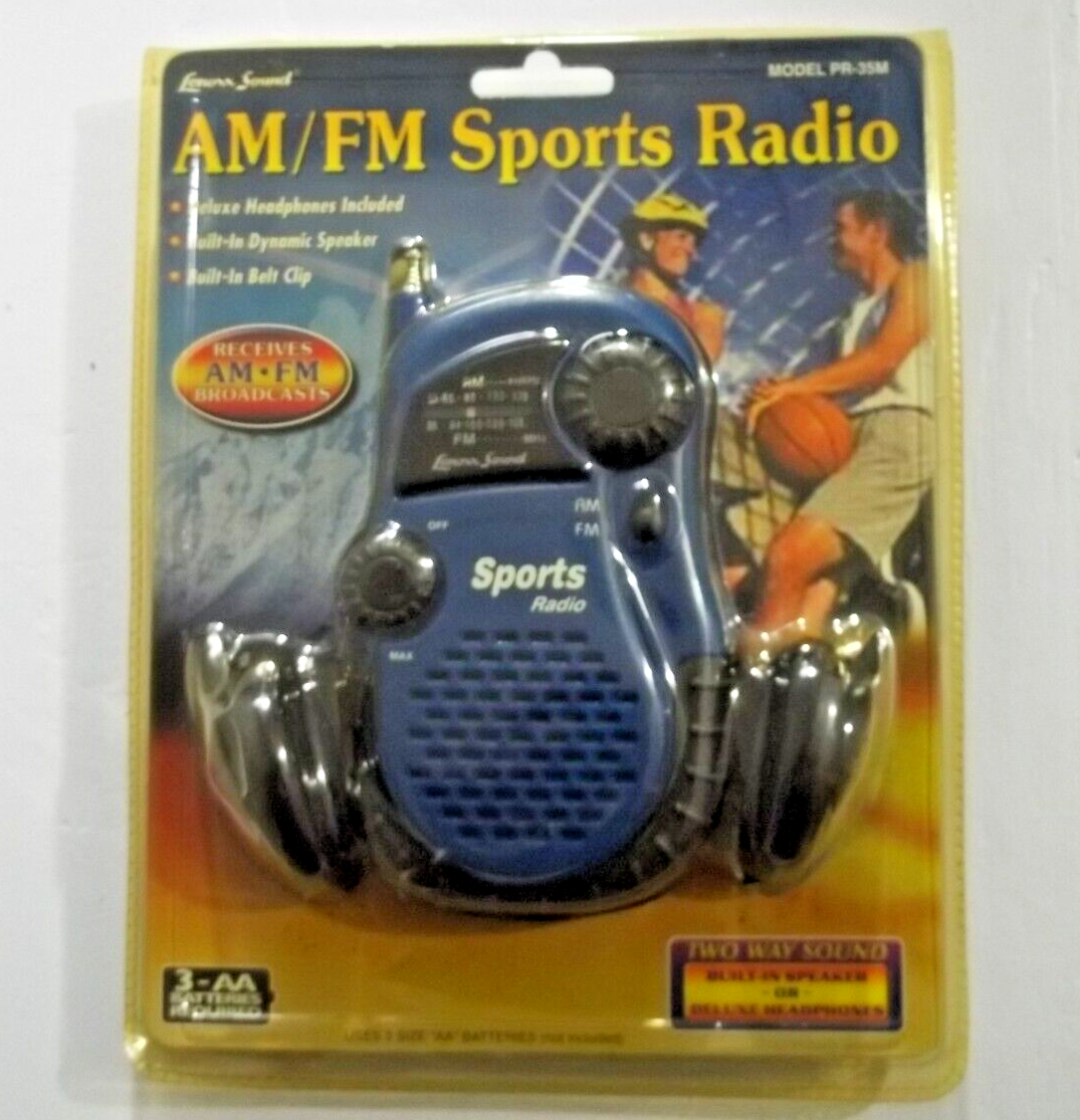 LENOXX SOUND AM/FM BLUE SPORTS RADIO. NEW/SEALED. MODEL PR35M eBay