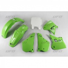 kit plastiche carene Ufo Plast Kawasaki Kx 250 1990 - 1991 KAKIT188 999 verde