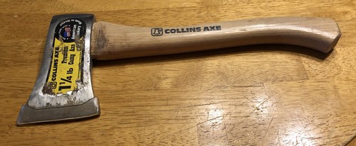 COLLINS 34265 HC-1  1/4HX-C 1 1/4 POUND CAMPING AXE HICKORY HANDLE