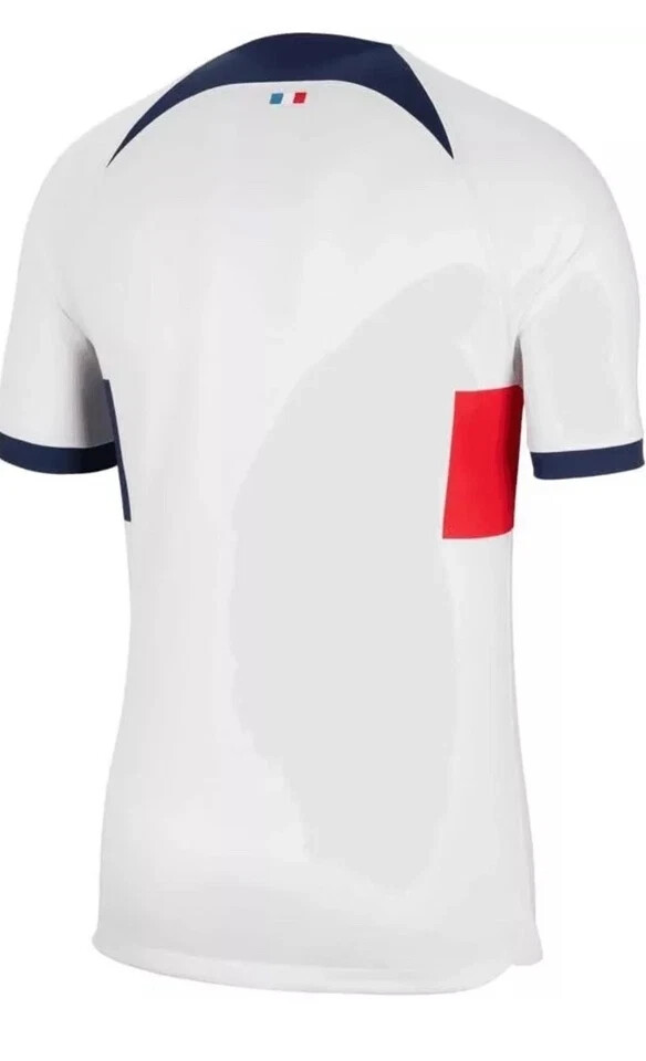 Nike Mens Soccer Jersey Paris Saint Germaine Qatar Airways White S