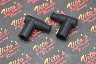 2 x Vito's ignition coil stock style rubber plug caps Yamaha BANSHEE 1987-2006