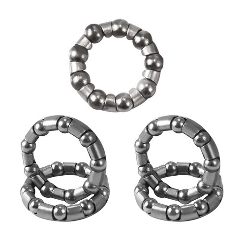 5pcs Stainless Steel Silver 1/4 in x 9 Balls Bicycle Crank Ball Bearing Part - Picture 3 of 15