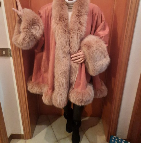 cappotto donna pelle e pelliccia - Foto 2 di 4