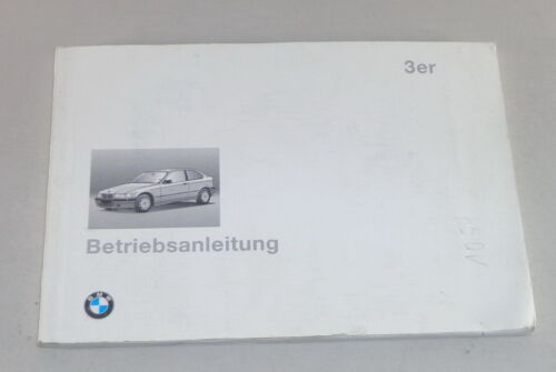 Betriebsanleitung BMW 3er E36 316i Compact von 1/1994 - Picture 1 of 1