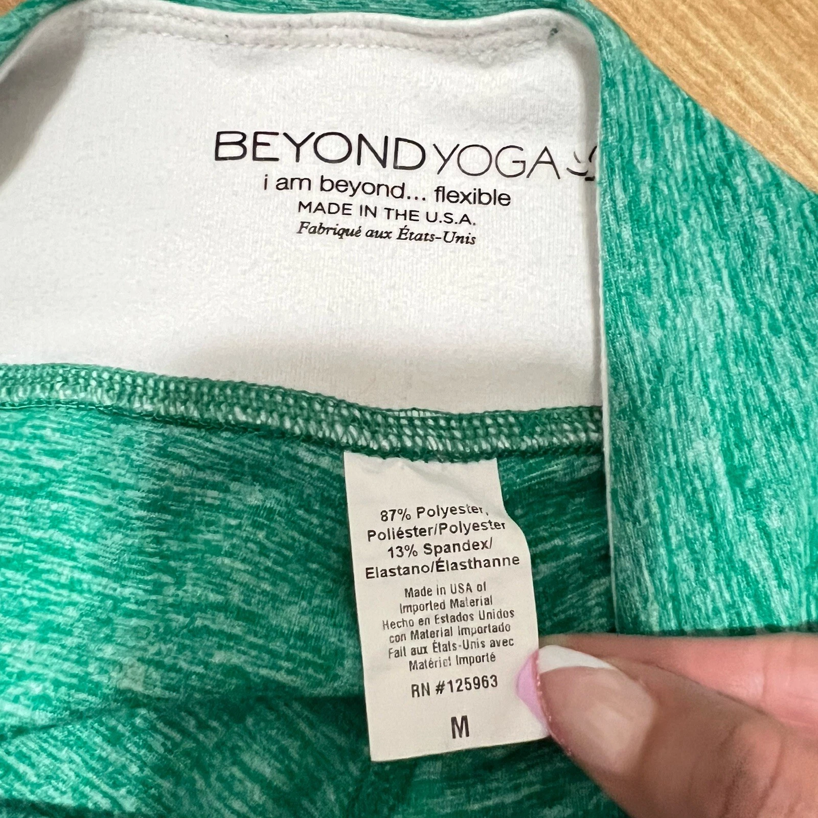 beyond-yoga capri spaced dye side drawstring active leggings