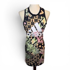 New Adidas Farm Rio Tank Dress Womens Medium Multicolor Multi-Sport Festival NWT