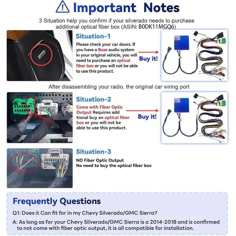 13.1"For Chevrolet Silverado 2014-2018 Android 13 Apple Carplay Stereo Radio GPS Foto 4 de 4