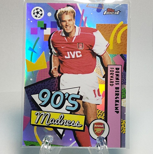 Dennis Bergkamp – 2025-26 Topps Finest UEFA Club Competitions · 90's Madness #MAD-6 Dennis Bergkamp