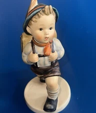 Vintage Hummel Figurine School Boy with Backpack 82/0 W Germany 4" Tall