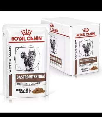 Royal Canin Veterinary Diet Gastro Moderate Calorie Cat - 12 x 85g