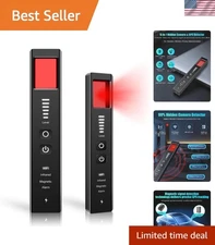 Rechargeable Spy Camera Finder with Adjustable Sensitivity for Ultimate Privacy