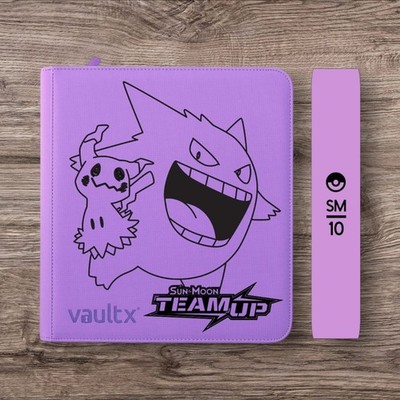 Tresor x 12 Taschen eXo-Tec Reißverschluss Ordner-Lila Sonne & Mond Team Up Gengar 